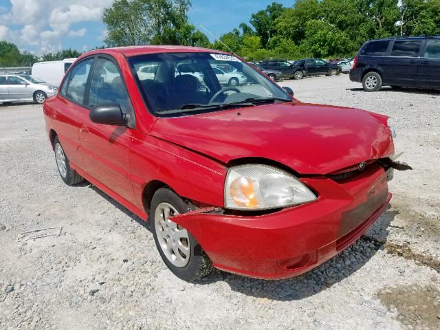 KNADC125746303235 - 2004 KIA RIO RED photo 1