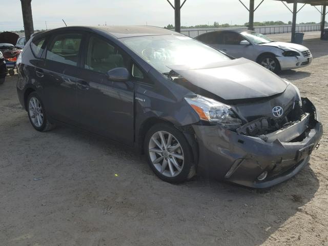 JTDZN3EU7C3122704 - 2012 TOYOTA PRIUS V GRAY photo 1