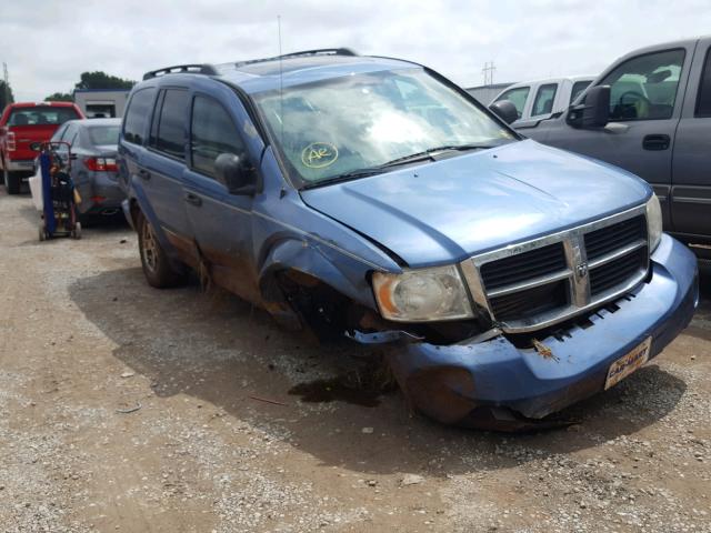 1D8HB48NX8F141012 - 2008 DODGE DURANGO SL BLUE photo 1