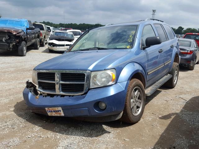 1D8HB48NX8F141012 - 2008 DODGE DURANGO SL BLUE photo 2