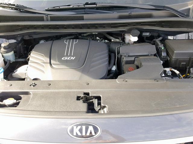 KNDMB5C18G6127387 - 2016 KIA SEDONA LX BLUE photo 7