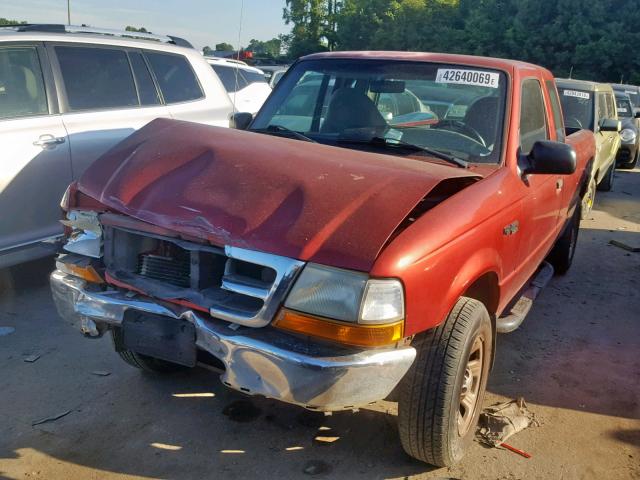 1FTYR14V3YPA27488 - 2000 FORD RANGER SUP RED photo 2