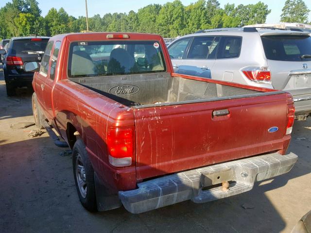 1FTYR14V3YPA27488 - 2000 FORD RANGER SUP RED photo 3