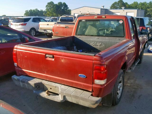 1FTYR14V3YPA27488 - 2000 FORD RANGER SUP RED photo 4