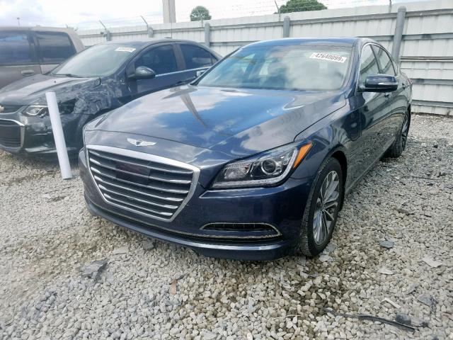 KMHGN4JE8HU183911 - 2017 GENESIS G80 SPORT GRAY photo 2