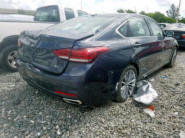 KMHGN4JE8HU183911 - 2017 GENESIS G80 SPORT GRAY photo 4