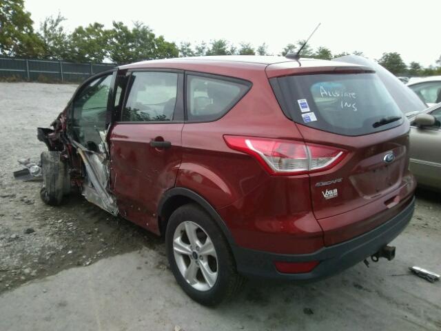 1FMCU0F71EUE06256 - 2014 FORD ESCAPE S MAROON photo 3