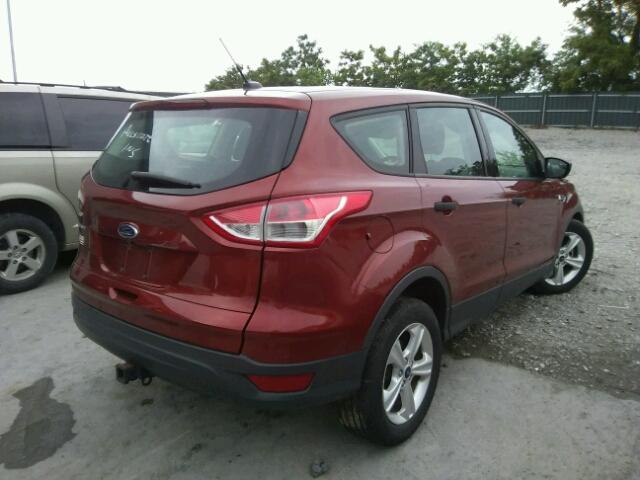 1FMCU0F71EUE06256 - 2014 FORD ESCAPE S MAROON photo 4