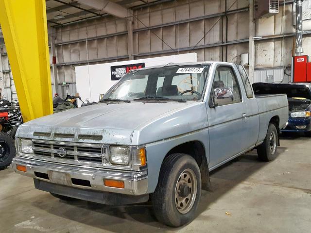 1N6SD16S2MC396218 - 1991 NISSAN TRUCK KING GRAY photo 2