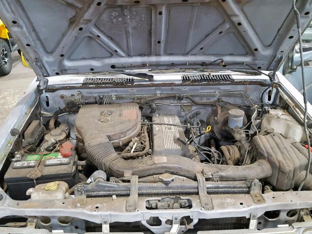 1N6SD16S2MC396218 - 1991 NISSAN TRUCK KING GRAY photo 7