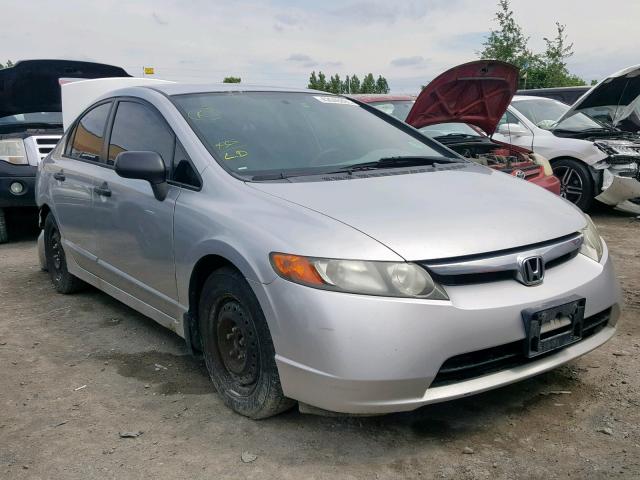 2HGFA16326H028788 - 2006 HONDA CIVIC DX V SILVER photo 1