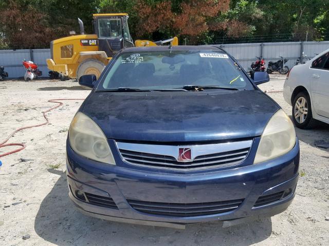 1G8ZV57737F267286 - 2007 SATURN AURA XR BLUE photo 10