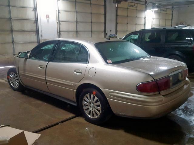 1G4HR54K55U274324 - 2005 BUICK LESABRE LI GOLD photo 3