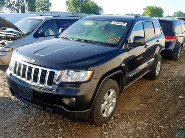 1C4RJFAG4CC267454 - 2012 JEEP GRAND CHER BLACK photo 2