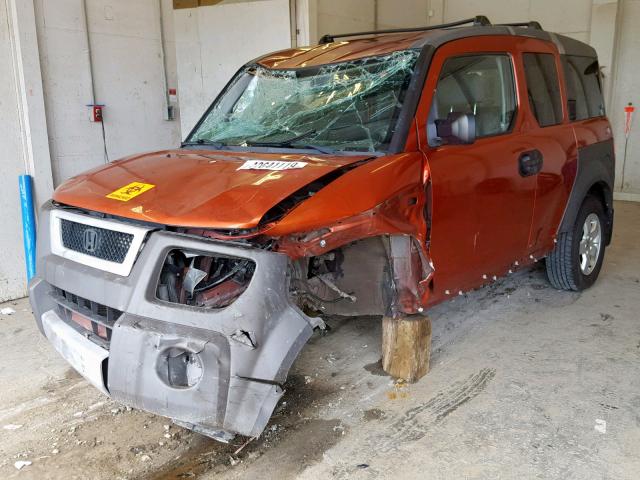 5J6YH28605L017574 - 2005 HONDA ELEMENT EX ORANGE photo 2