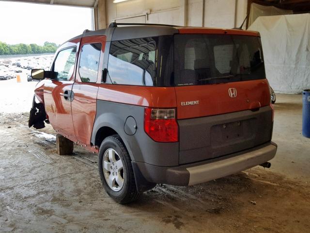 5J6YH28605L017574 - 2005 HONDA ELEMENT EX ORANGE photo 3