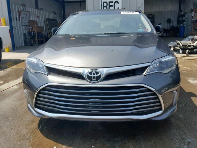 4T1BK1EB4GU242646 - 2016 TOYOTA AVALON XLE GRAY photo 9