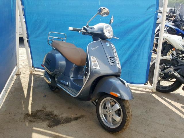 ZAPMA39L6J5100071 - 2018 VESPA GTS BLUE photo 1