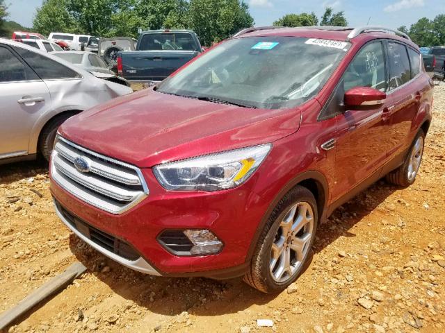 1FMCU9J94KUB11936 - 2019 FORD ESCAPE TIT RED photo 2