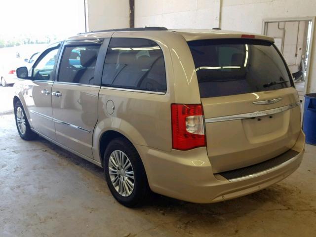 2C4RC1CG5DR511535 - 2013 CHRYSLER TOWN & COU GOLD photo 3