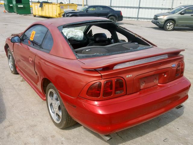 1FALP47V0TF111799 - 1996 FORD MUSTANG CO RED photo 3