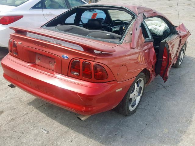 1FALP47V0TF111799 - 1996 FORD MUSTANG CO RED photo 4