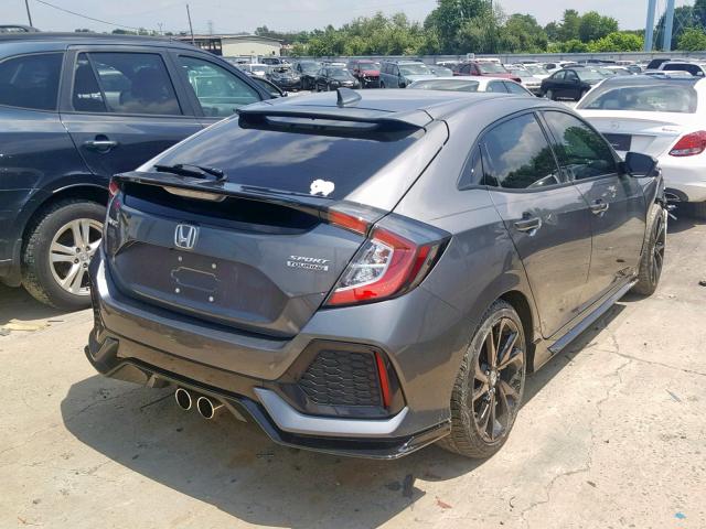 SHHFK7H92JU414415 - 2018 HONDA CIVIC SPOR SILVER photo 4