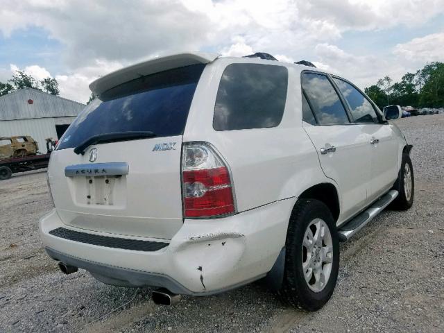 2HNYD18906H539720 - 2006 ACURA MDX TOURIN WHITE photo 4