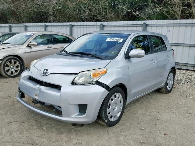 JTKKU10498J004777 - 2008 TOYOTA SCION XD SILVER photo 2