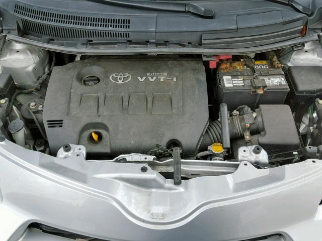 JTKKU10498J004777 - 2008 TOYOTA SCION XD SILVER photo 7