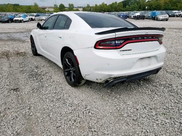 2C3CDXBG4JH335560 - 2018 DODGE CHARGER SX WHITE photo 3