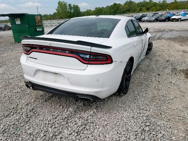 2C3CDXBG4JH335560 - 2018 DODGE CHARGER SX WHITE photo 4