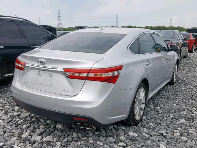 4T1BK1EBXDU053771 - 2013 TOYOTA AVALON BAS SILVER photo 4