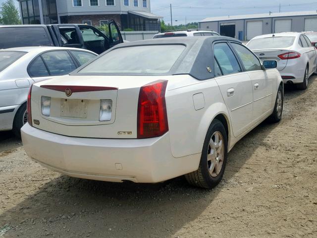 1G6DP567350133215 - 2005 CADILLAC CTS HI FEA WHITE photo 4