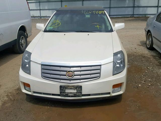 1G6DP567350133215 - 2005 CADILLAC CTS HI FEA WHITE photo 9