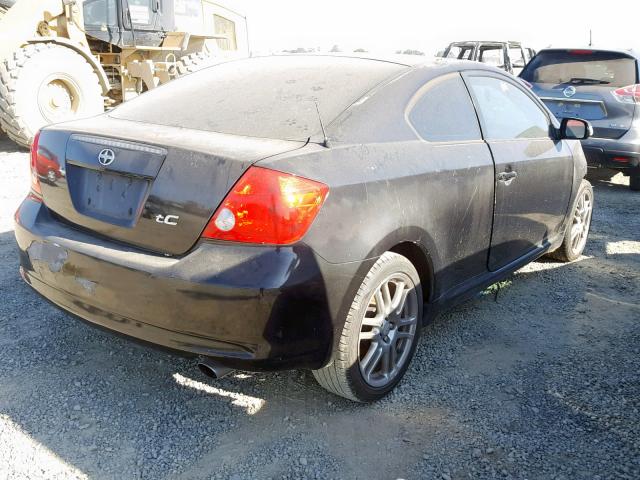 JTKDE177770170421 - 2007 TOYOTA SCION TC შავი ფოტო 4
