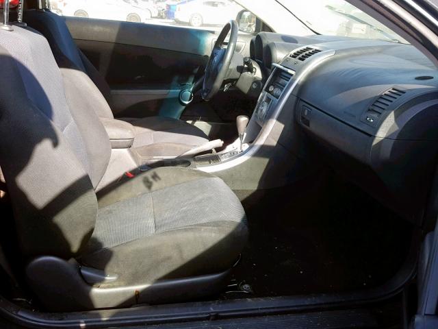 JTKDE177770170421 - 2007 TOYOTA SCION TC შავი ფოტო 5