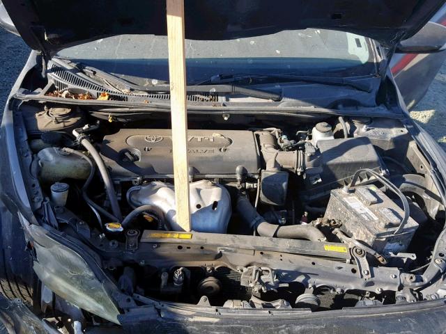 JTKDE177770170421 - 2007 TOYOTA SCION TC შავი ფოტო 7