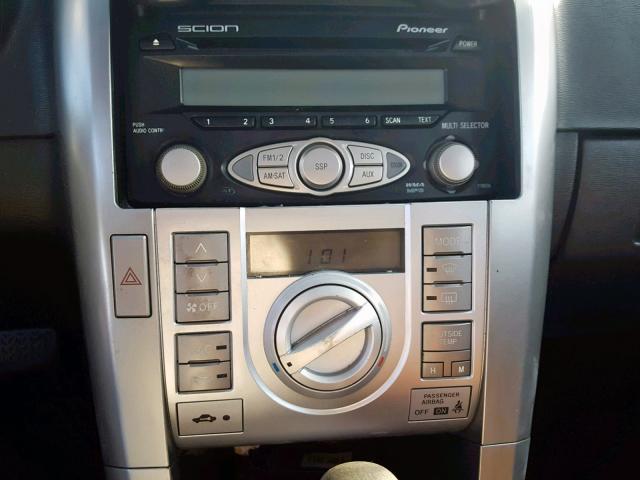 JTKDE177770170421 - 2007 TOYOTA SCION TC შავი ფოტო 9
