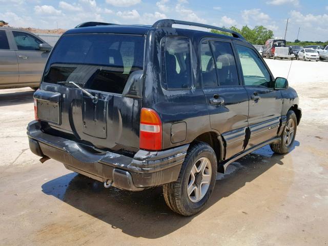 2CNBE634936904710 - 2003 CHEVROLET TRACKER LT BLACK photo 4