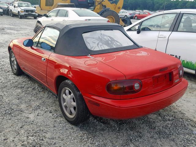 JM1NA3510L0140396 - 1990 MAZDA MX-5 MIATA RED photo 3