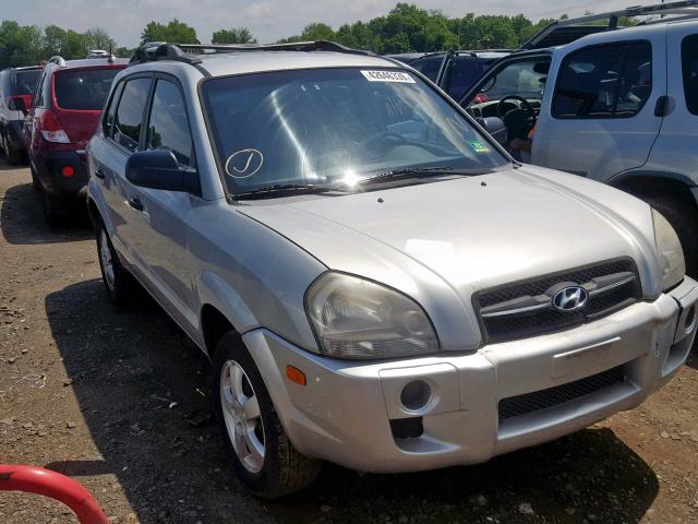 KM8JM12B46U470686 - 2006 HYUNDAI TUCSON GL SILVER photo 1