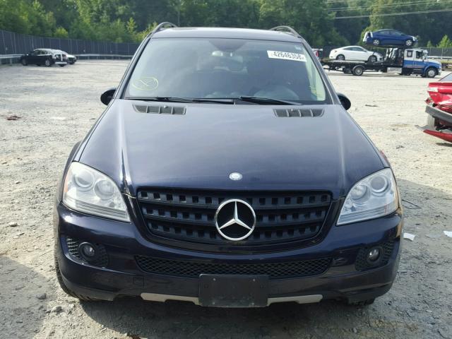 4JGBB86E56A091382 - 2006 MERCEDES-BENZ ML 350 BLUE photo 9