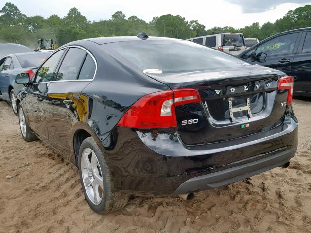 YV1622FS6C2042474 - 2012 VOLVO S60 T5 BLACK photo 3