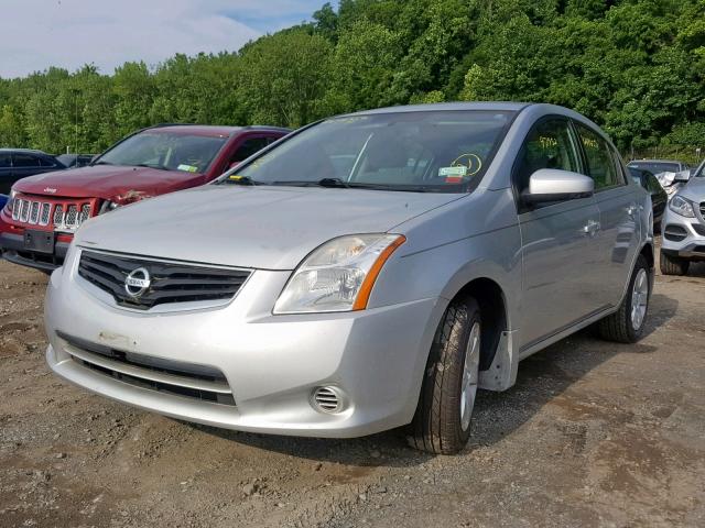 3N1AB6AP2CL785645 - 2012 NISSAN SENTRA 2.0 SILVER photo 2