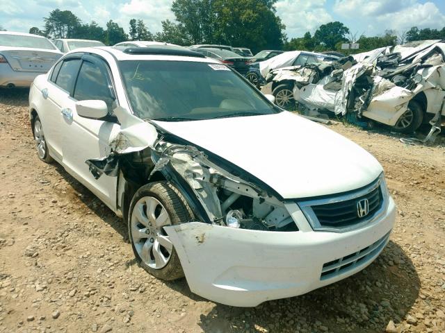 1HGCP36809A039235 - 2009 HONDA ACCORD EXL WHITE photo 1