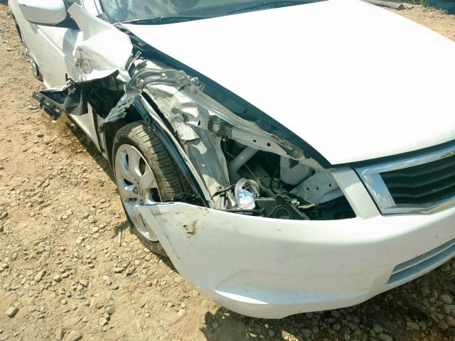 1HGCP36809A039235 - 2009 HONDA ACCORD EXL WHITE photo 9