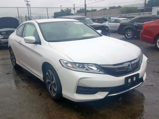 1HGCT1B30HA007605 - 2017 HONDA ACCORD LX- WHITE photo 1