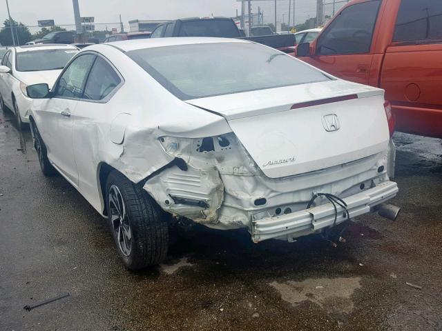 1HGCT1B30HA007605 - 2017 HONDA ACCORD LX- WHITE photo 3