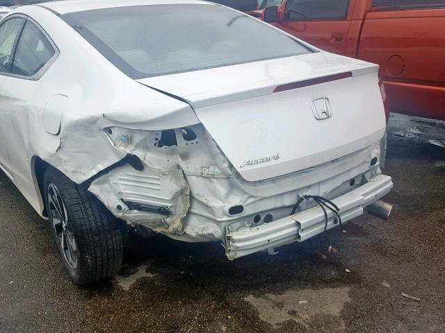 1HGCT1B30HA007605 - 2017 HONDA ACCORD LX- WHITE photo 9